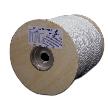 T.W. Evans Cordage Co. 3/8. x 600 ft. Twisted Nylon Rope 85-065